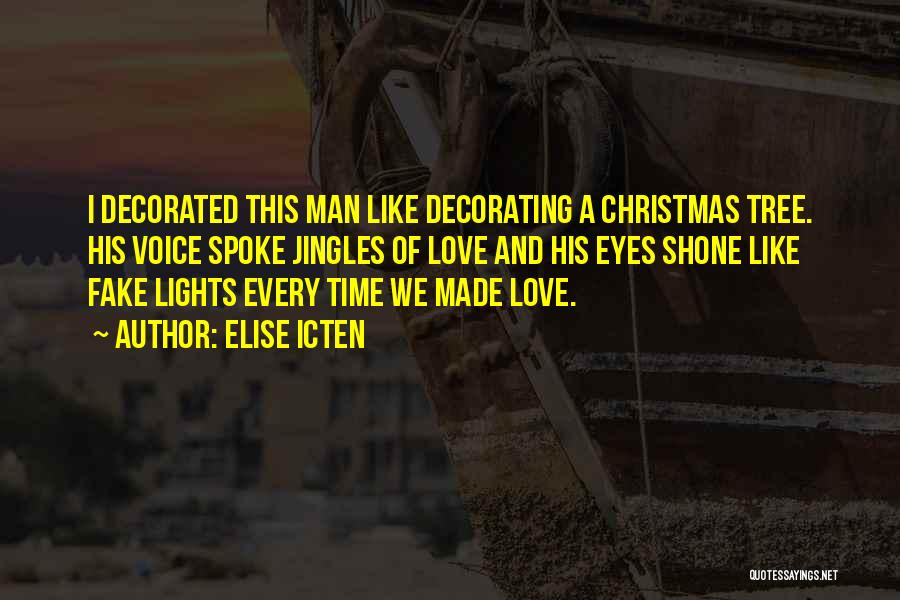 Christmas Tree Lights Quotes By Elise Icten