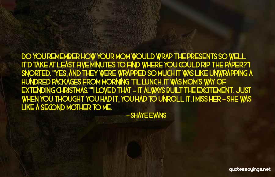 Christmas Unwrapping Presents Quotes By Shaye Evans Christmas Unwrapping Presents Quotes By Shaye Evans