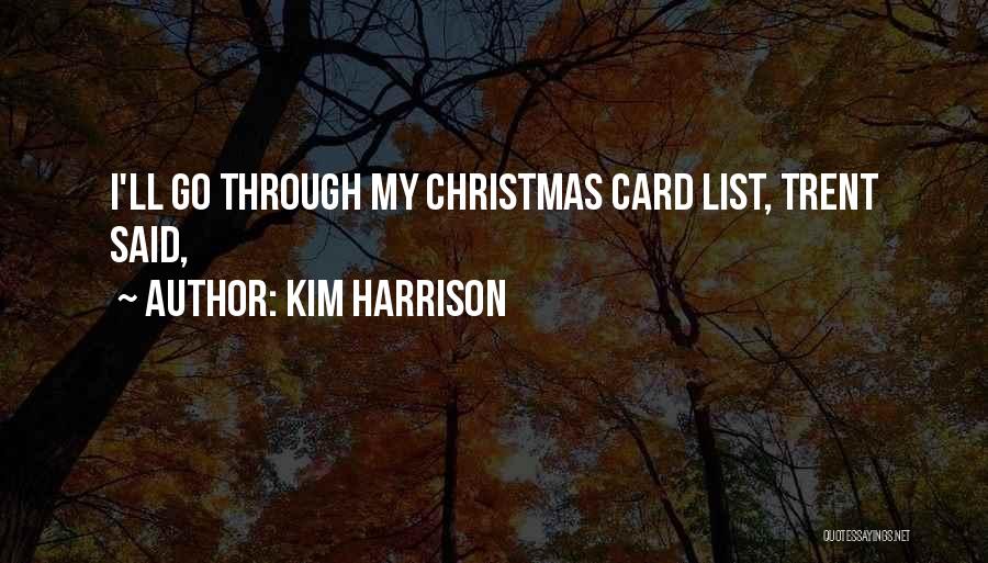 Christmas Wish List Quotes By Kim Harrison