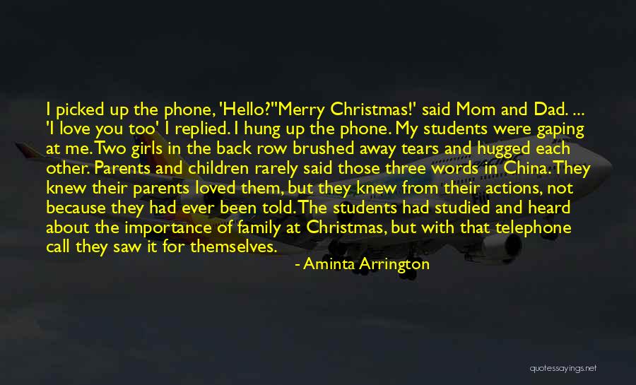 Christmas Without Family Quotes By Aminta Arrington