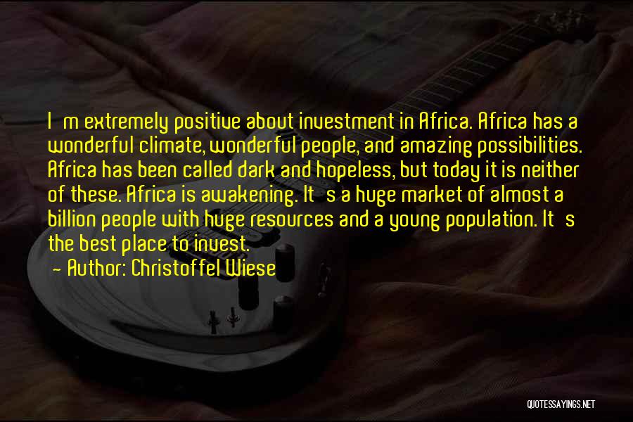 Christoffel Wiese Quotes 438248