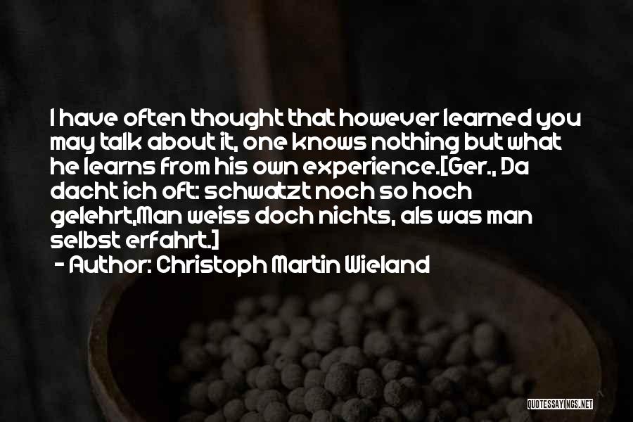 Christoph Martin Wieland Quotes 266594