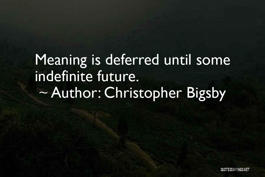 Christopher Bigsby Quotes 989912