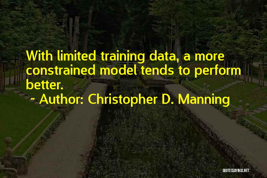 Christopher D. Manning Quotes 1088838