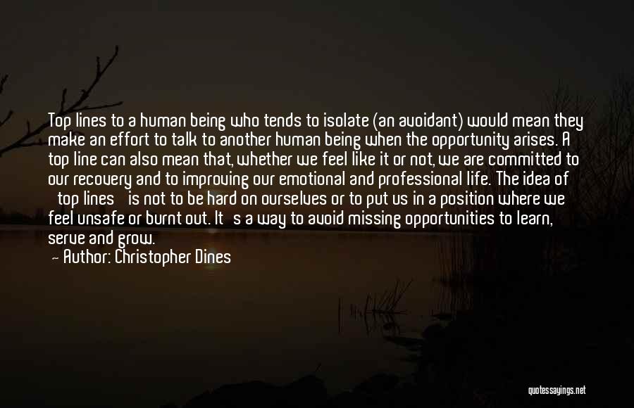 Christopher Dines Quotes 1802320