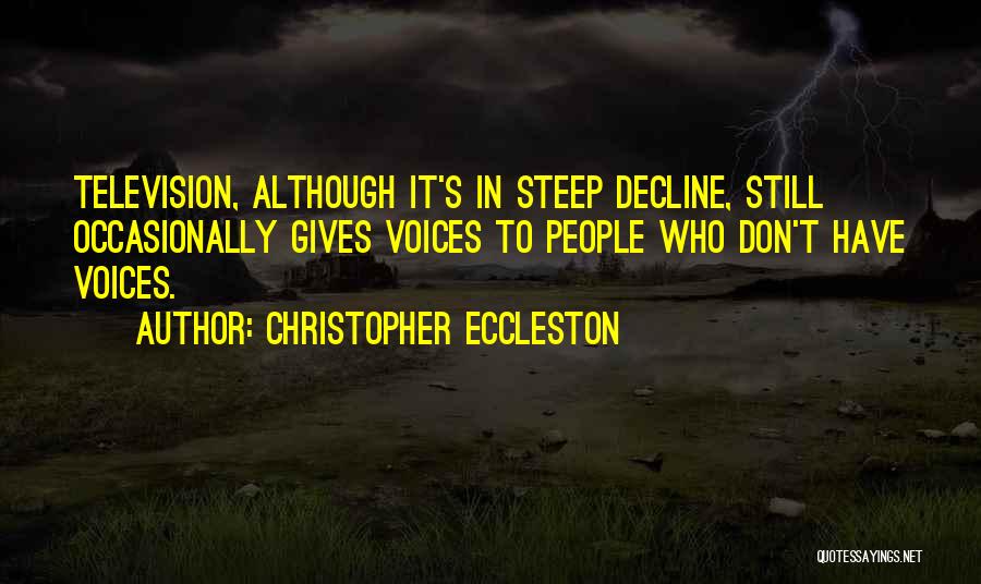 Christopher Eccleston Quotes 461275