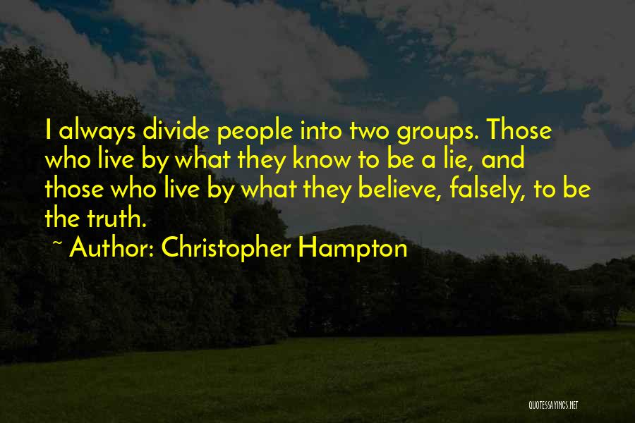 Christopher Hampton Quotes 1030163