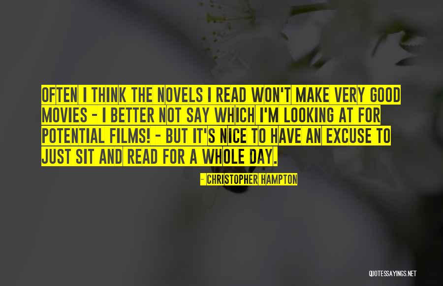 Christopher Hampton Quotes 1365409 Christopher Hampton Quotes 1365409
