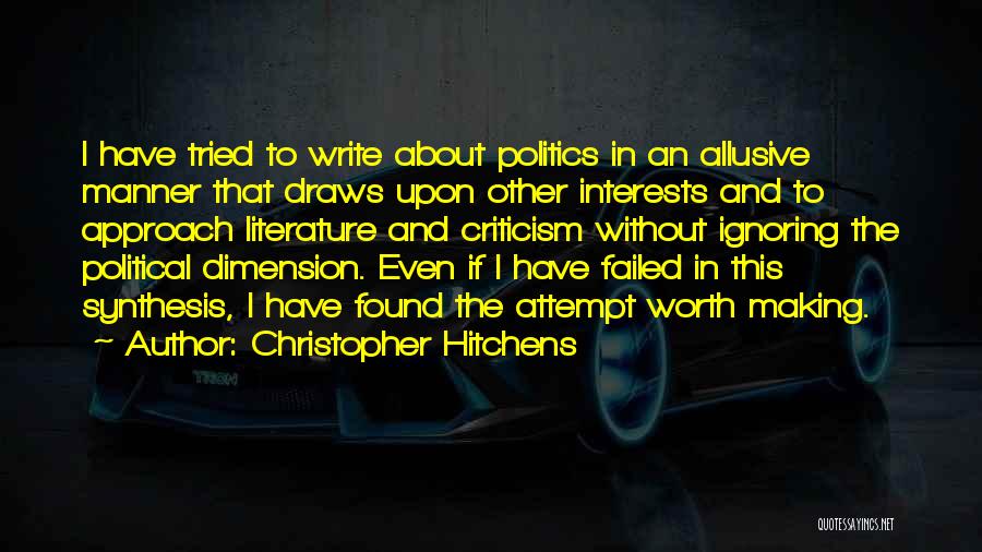 Christopher Hitchens Quotes 551700