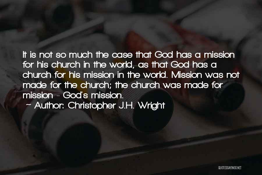 Christopher J.H. Wright Quotes 1907655