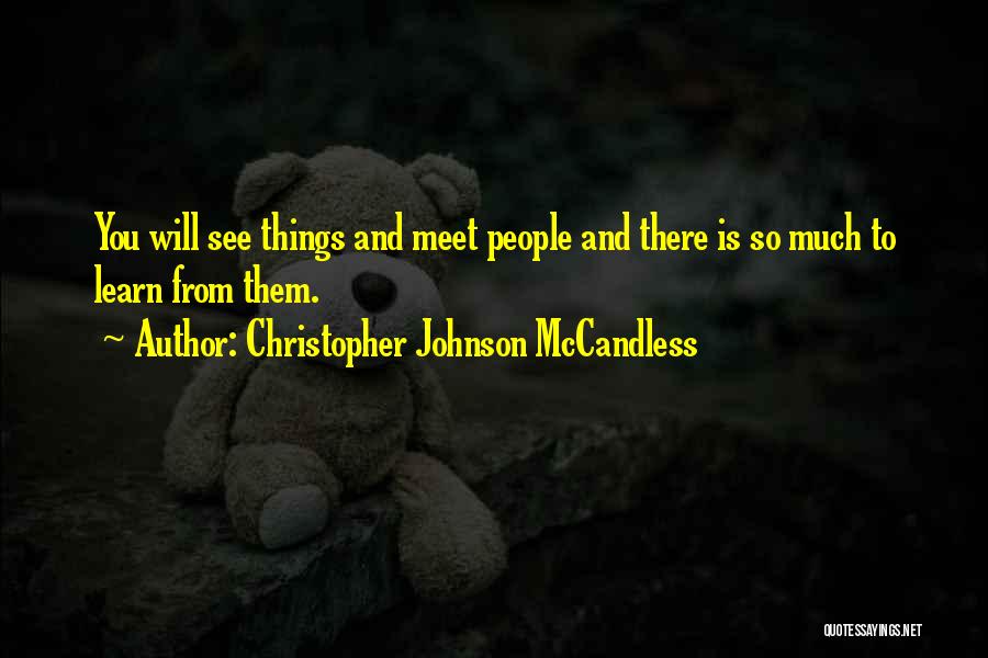 Christopher Johnson McCandless Quotes 401768