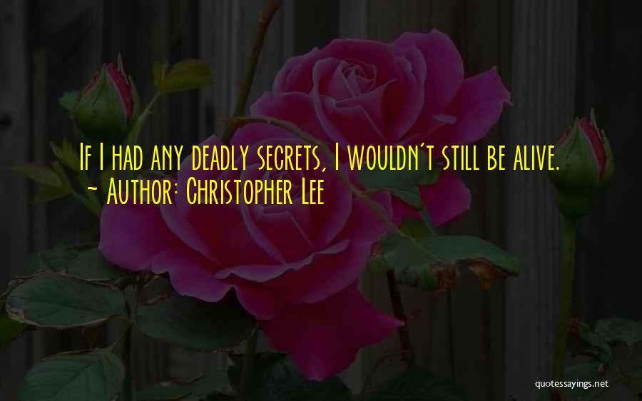 Christopher Lee Quotes 1334748