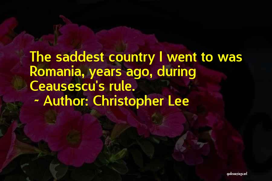 Christopher Lee Quotes 1597080