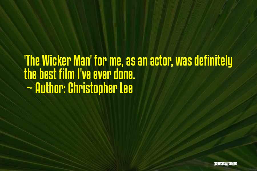 Christopher Lee Quotes 572538