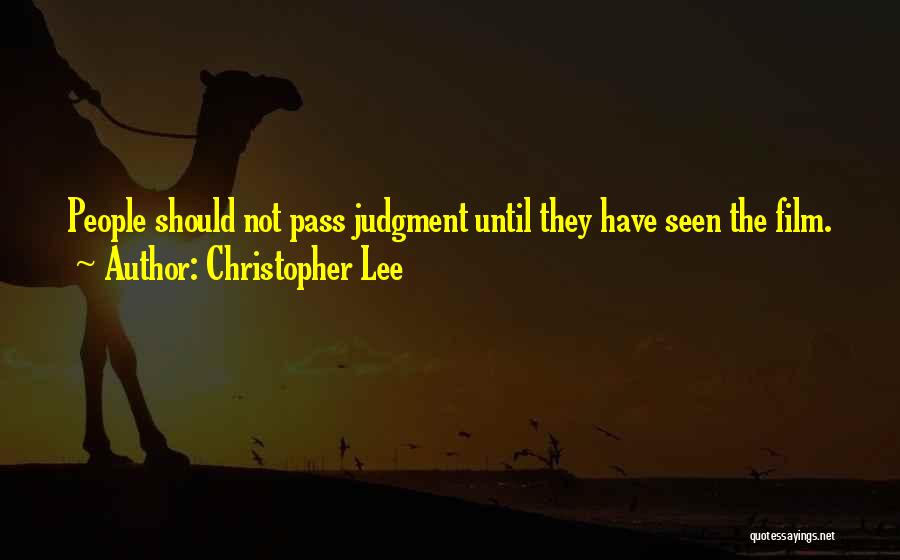 Christopher Lee Quotes 785760