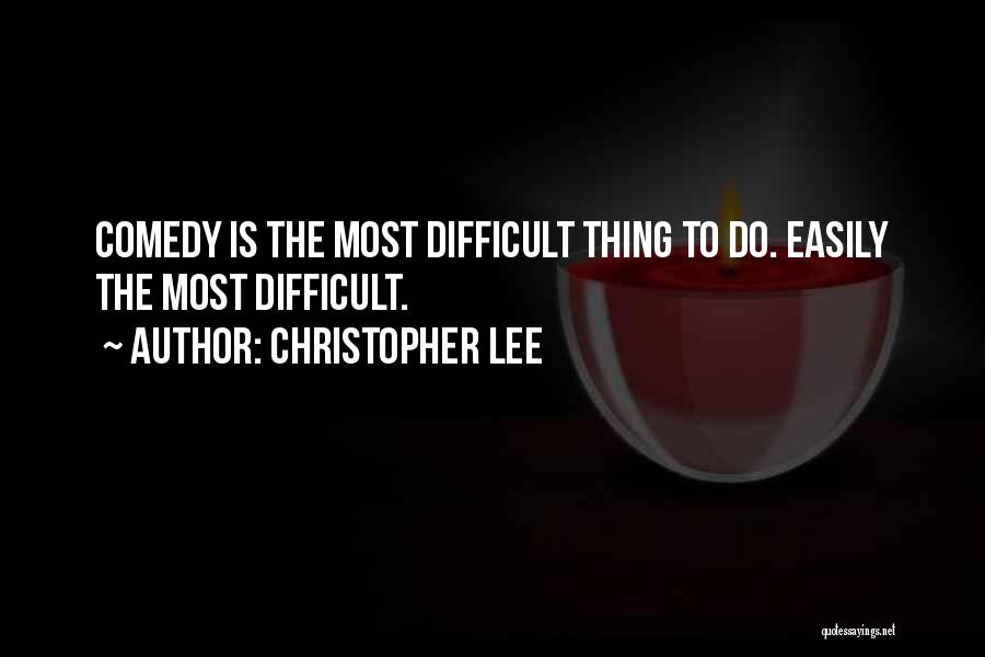 Christopher Lee Quotes 976389