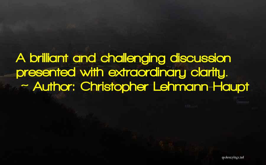 Christopher Lehmann-Haupt Quotes 1966759