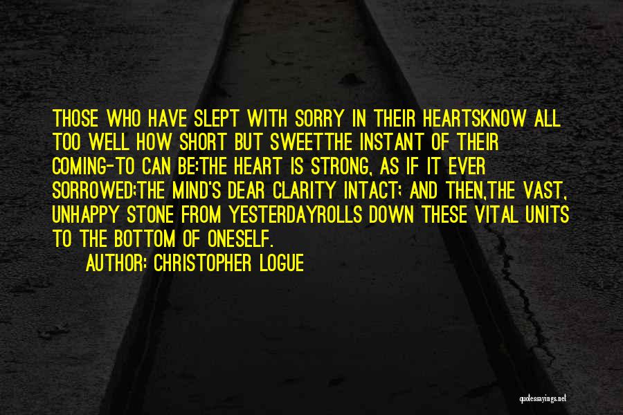 Christopher Logue Quotes 1928666