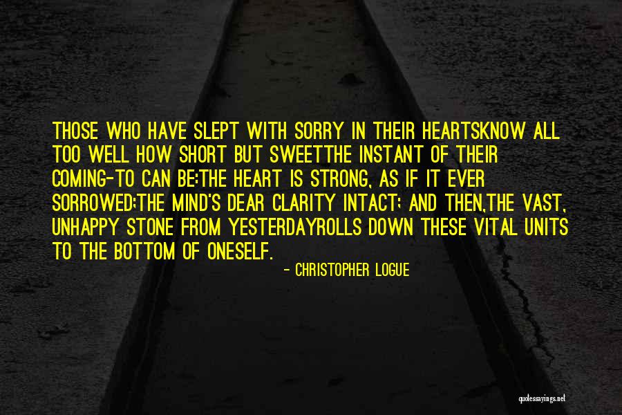 Christopher Logue Quotes 1928666