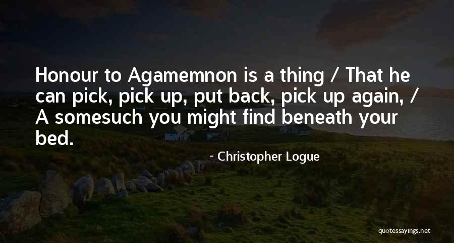 Christopher Logue Quotes 775663