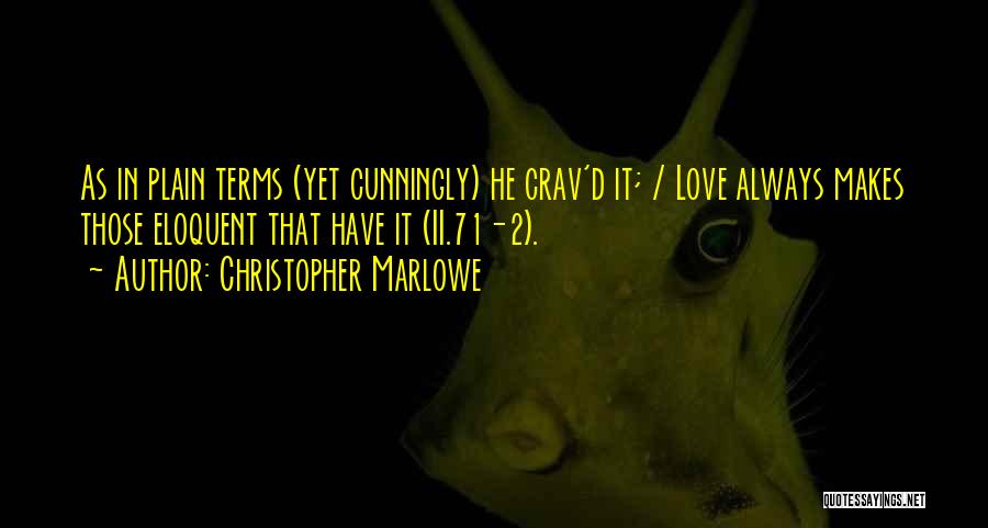 Christopher Marlowe Quotes 2082026