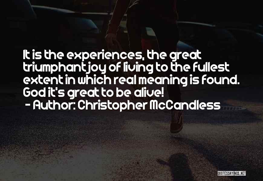Christopher McCandless Quotes 1252330