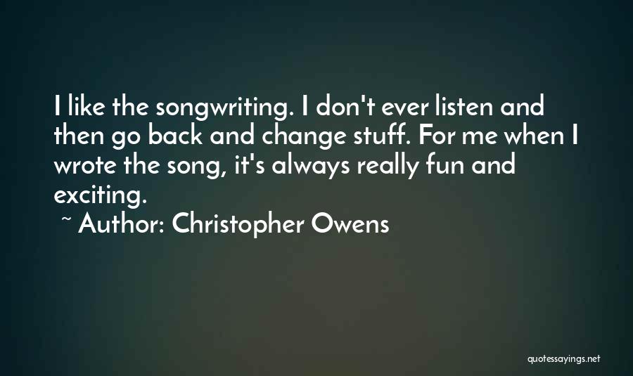 Christopher Owens Quotes 1588886