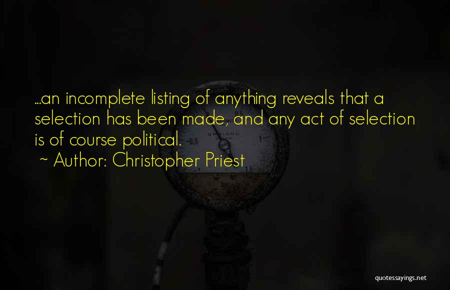 Christopher Priest Quotes 2129131