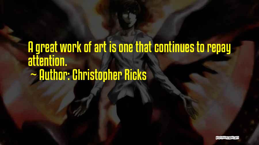 Christopher Ricks Quotes 170295