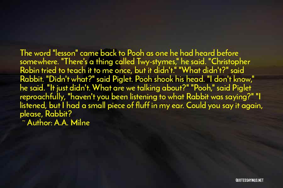 Christopher Robin Quotes By A.A. Milne