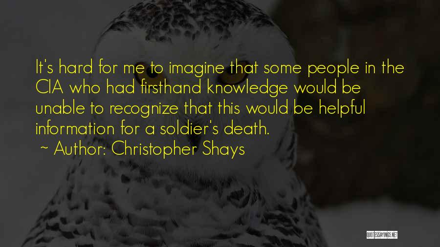 Christopher Shays Quotes 531076