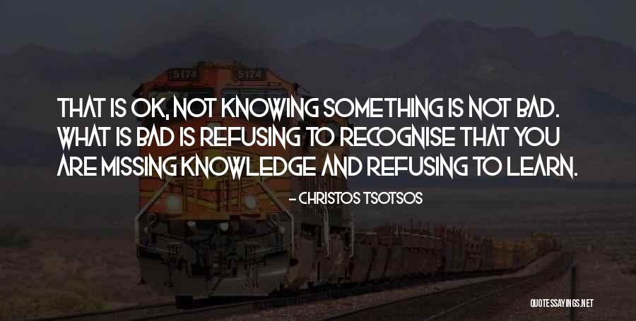 Christos Tsotsos Quotes 624177 Christos Tsotsos Quotes 624177