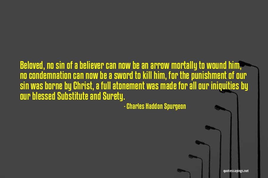 Christ's Atonement Quotes By Charles Haddon Spurgeon