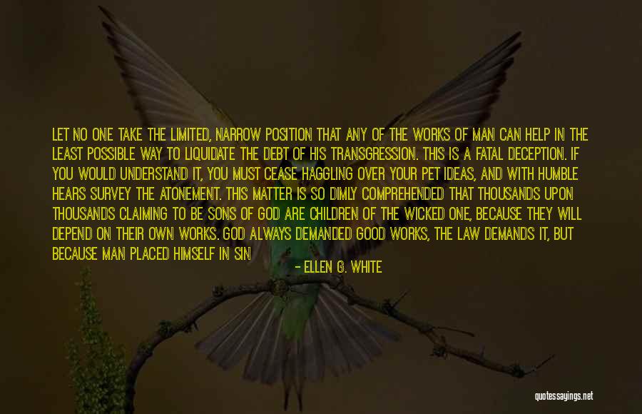 Christ's Atonement Quotes By Ellen G. White