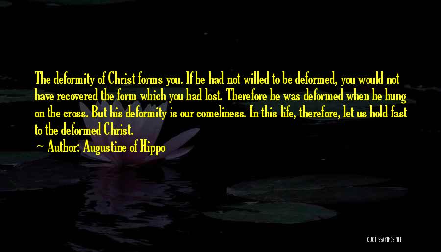 Christ's Crucifixion Quotes By Augustine Of Hippo