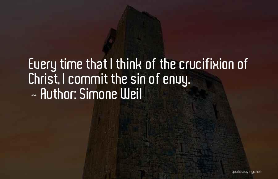 Christ's Crucifixion Quotes By Simone Weil