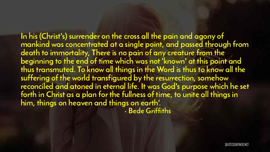 Christ's Death On The Cross Quotes By Bede Griffiths Christ's Death On The Cross Quotes By Bede Griffiths