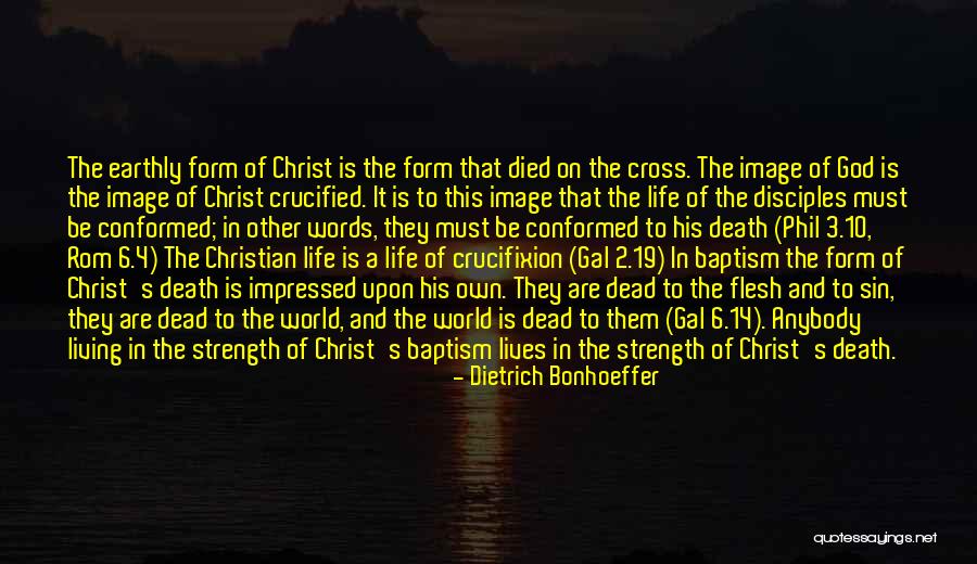 Christ's Death On The Cross Quotes By Dietrich Bonhoeffer Christ's Death On The Cross Quotes By Dietrich Bonhoeffer