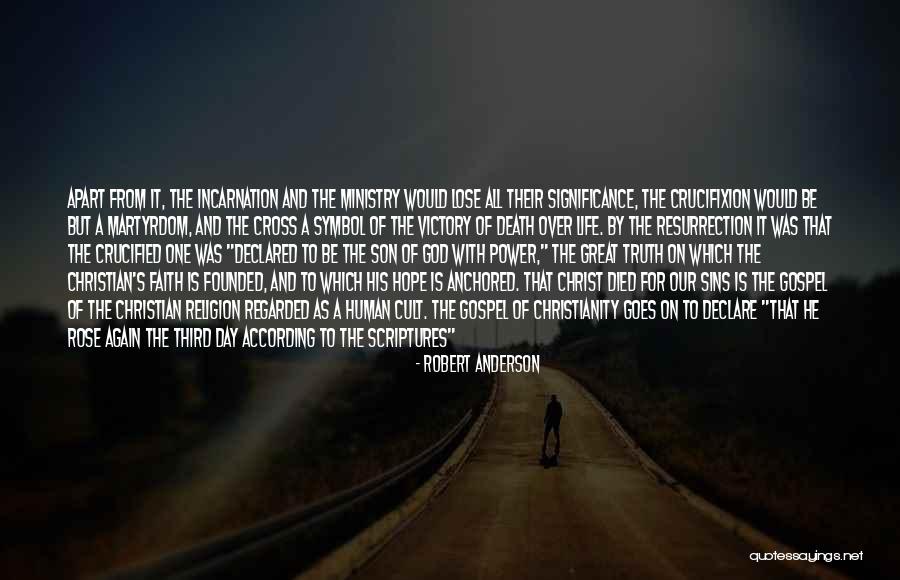 Christ's Death On The Cross Quotes By Robert Anderson Christ's Death On The Cross Quotes By Robert Anderson