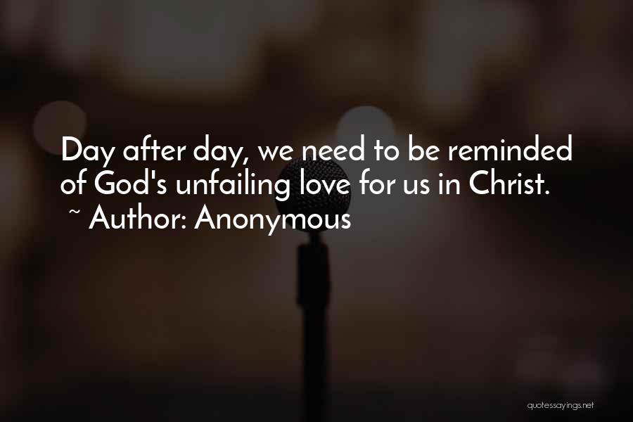 Christ's Love For Us Quotes By Anonymous
