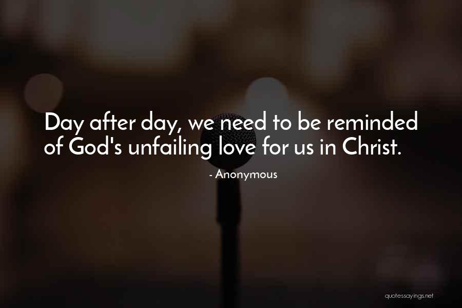 Christ's Love For Us Quotes By Anonymous