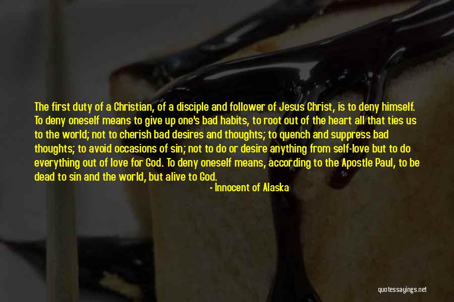 Christ's Love For Us Quotes By Innocent Of Alaska