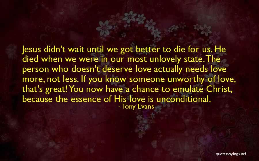 Christ's Love For Us Quotes By Tony Evans