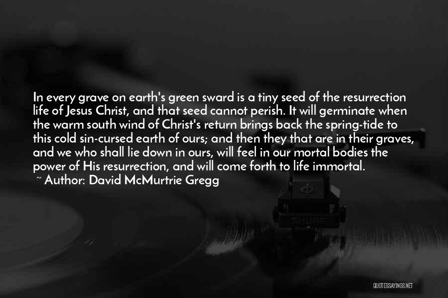 Christ's Resurrection Quotes By David McMurtrie Gregg