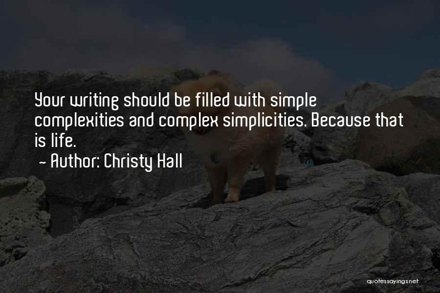 Christy Hall Quotes 1448007