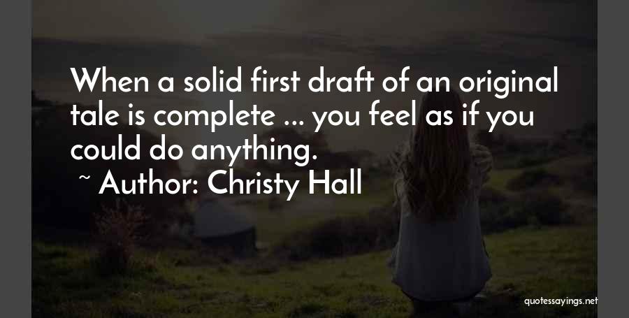 Christy Hall Quotes 1482909