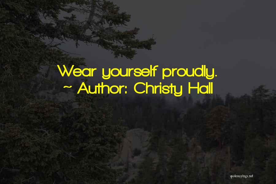Christy Hall Quotes 1937660