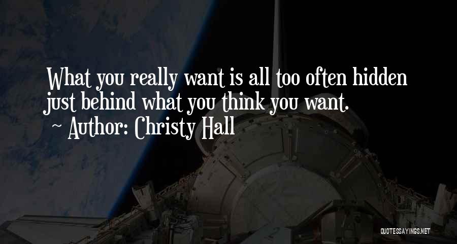 Christy Hall Quotes 251445