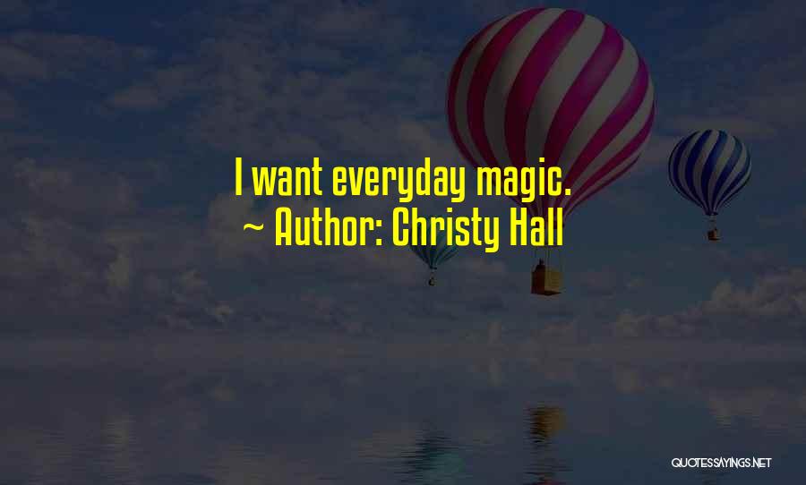 Christy Hall Quotes 615592