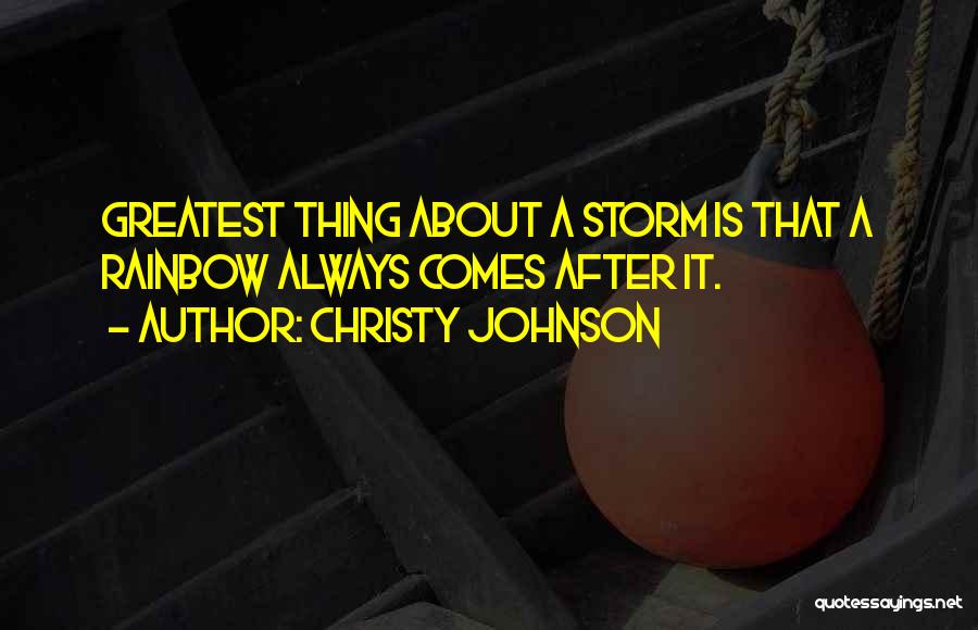 Christy Johnson Quotes 1618306